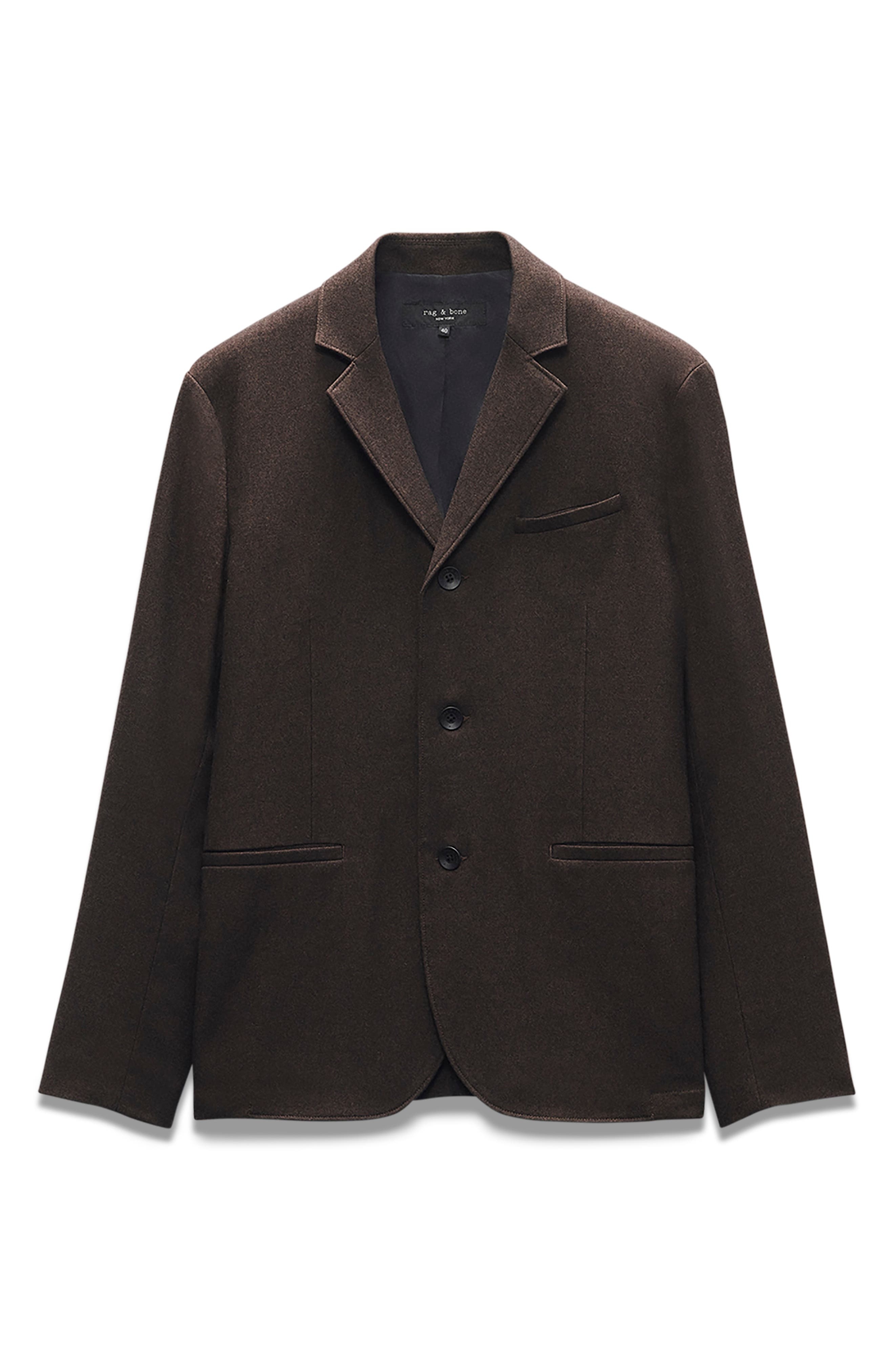 rag & bone Achilles Flannel Blazer in Brown at Nordstrom - 5