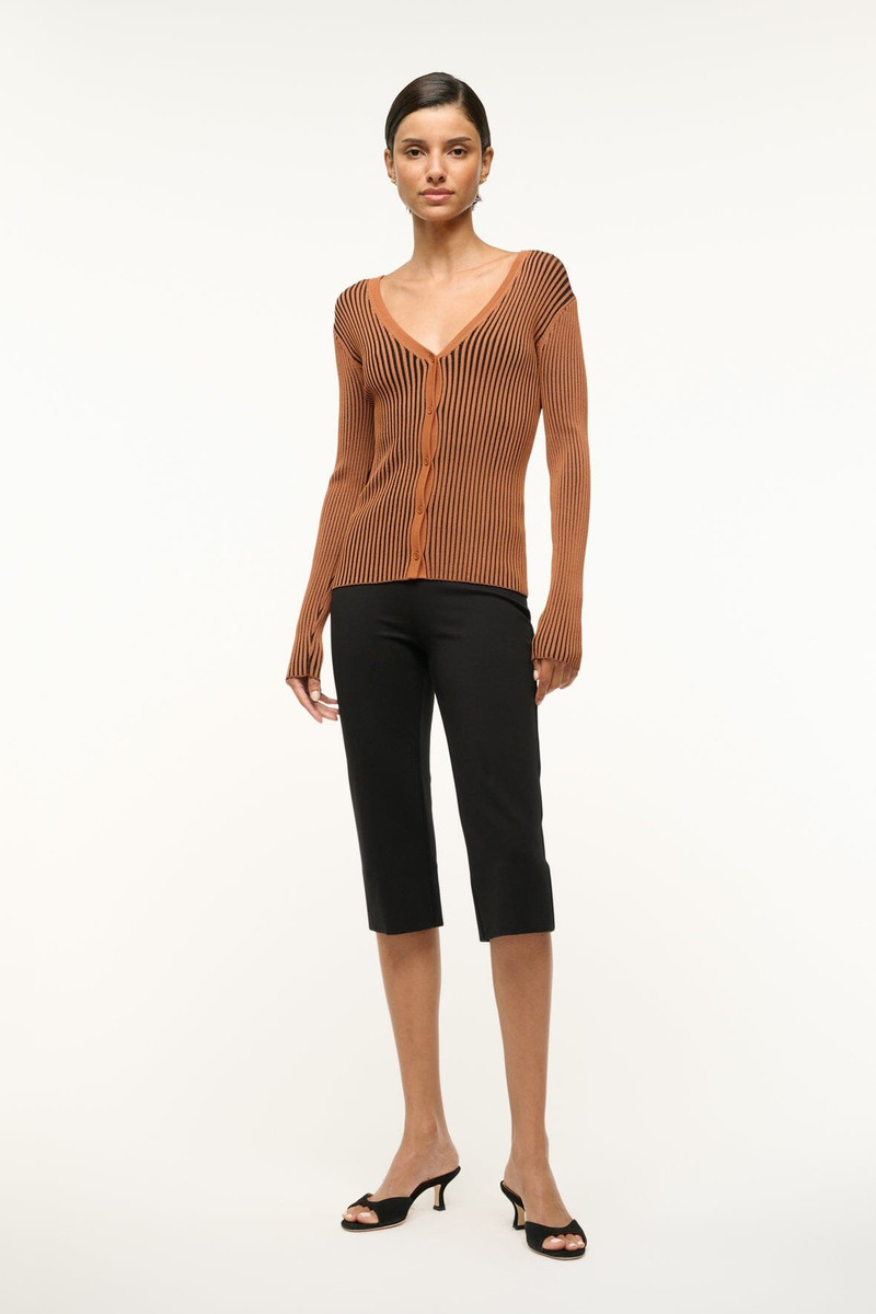 STAUD STAUD CARGO SWEATER BLACK TAN outlook