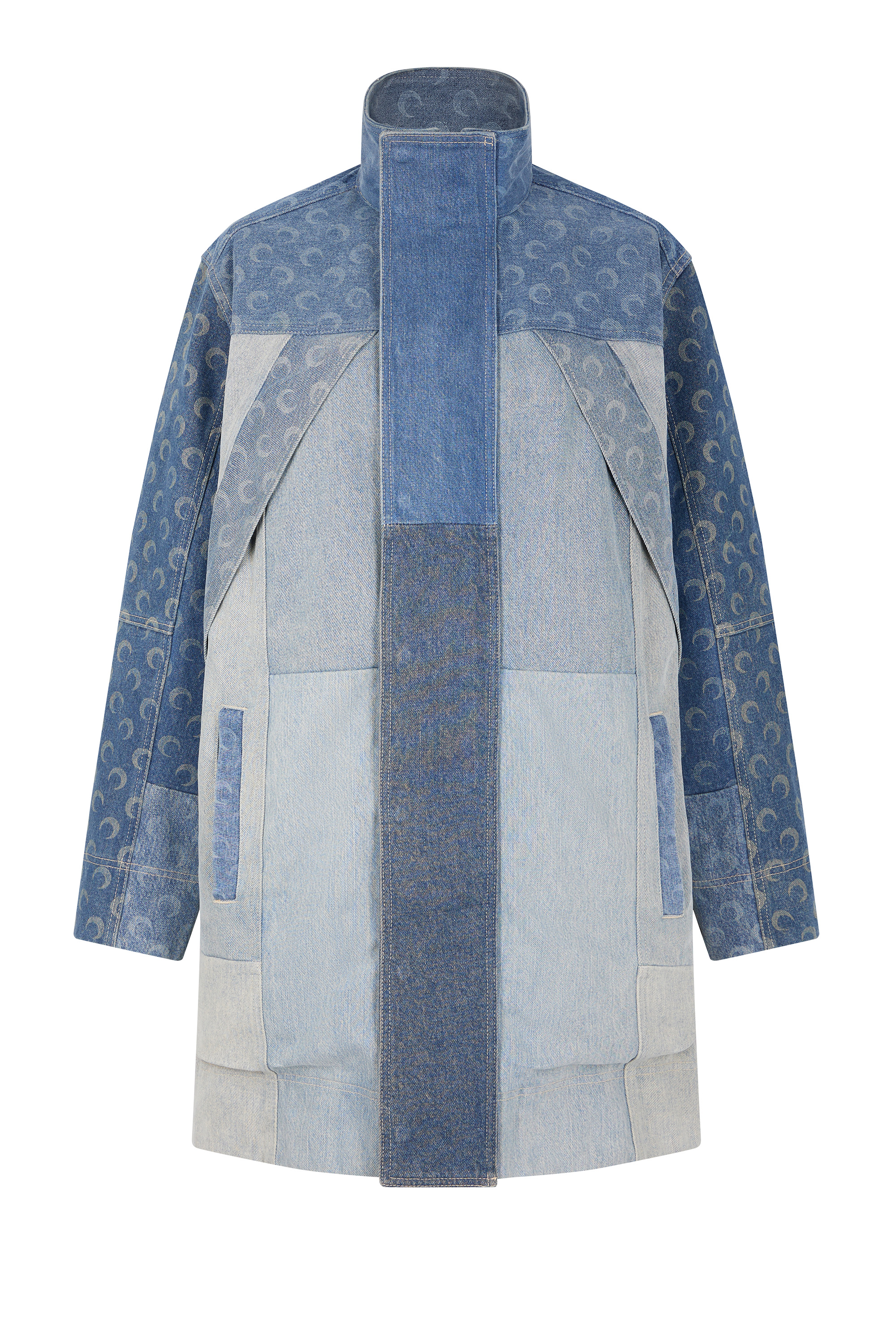 Regenerated Denim Parka - 1