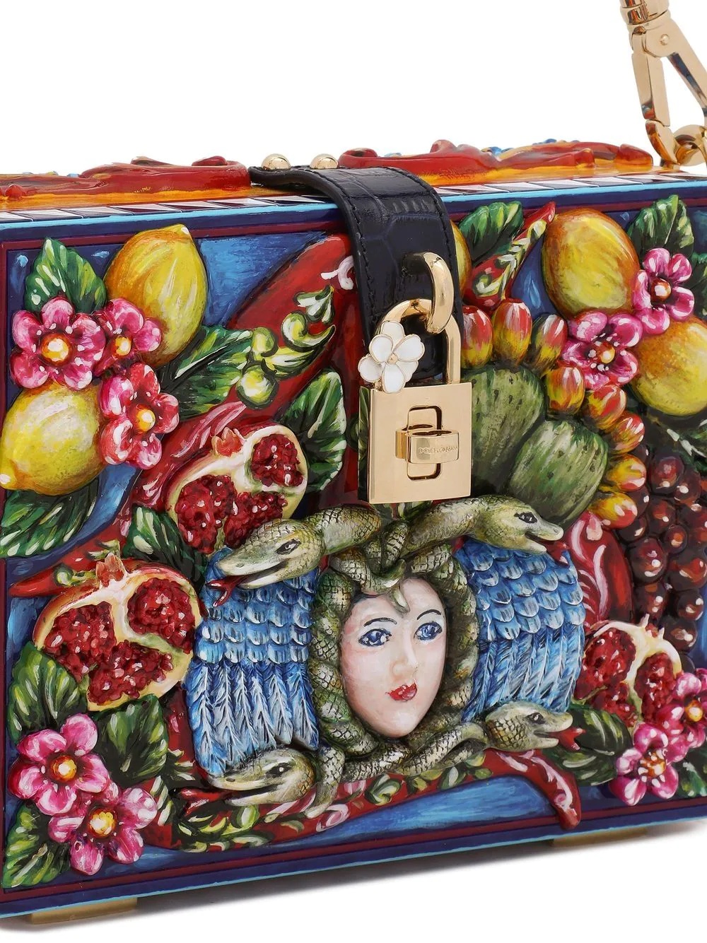 graphic-resin Dolce Box bag - 7