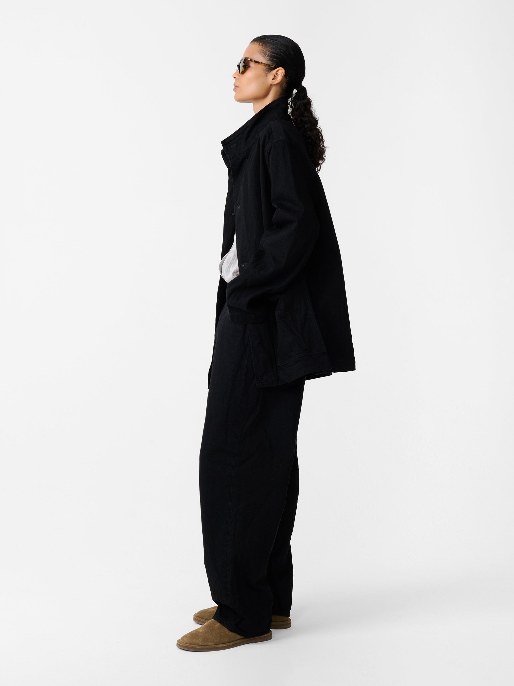 District Crinkle Denim Jacket - 5