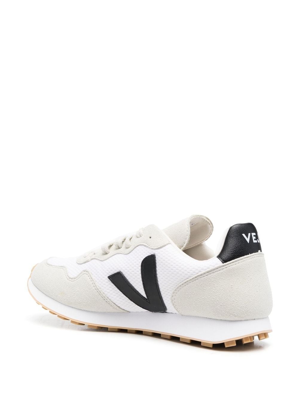 logo-patch low-top sneakers - 3