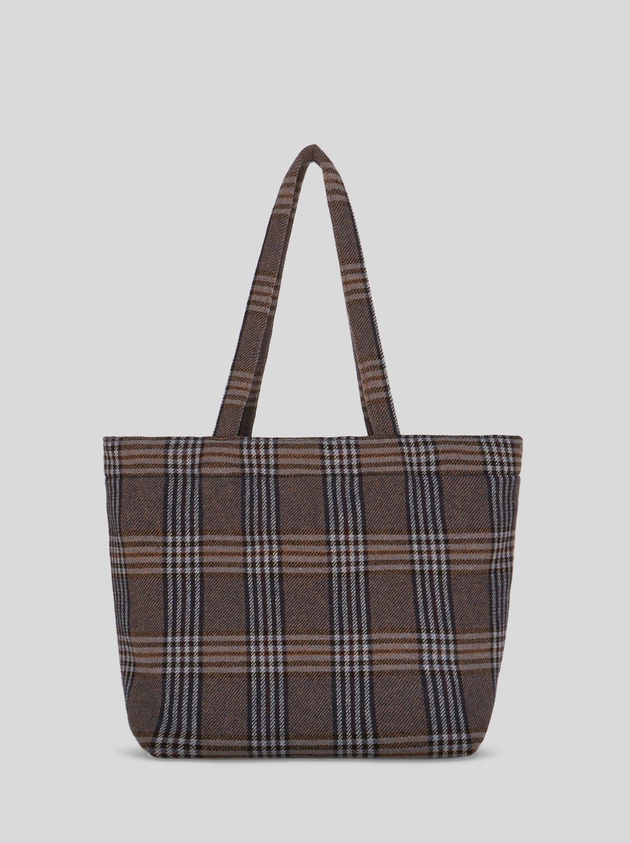 MEDIUM CHECK SOFT TROTTER BAG - 3