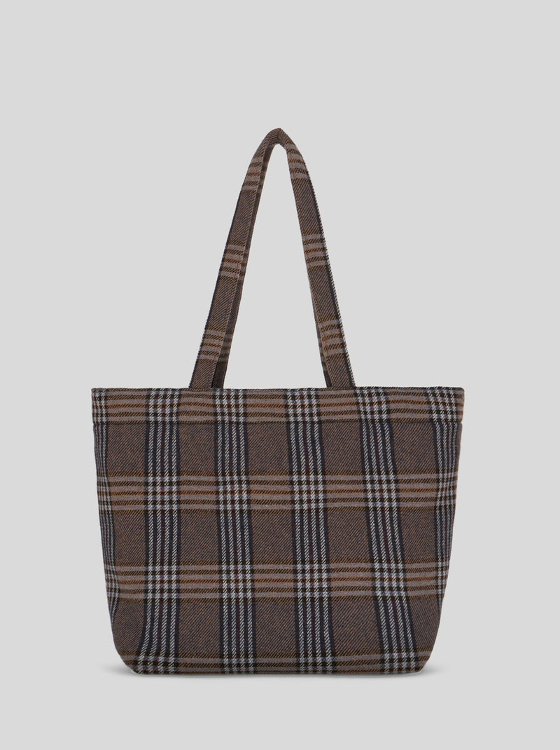 MEDIUM CHECK SOFT TROTTER BAG 3