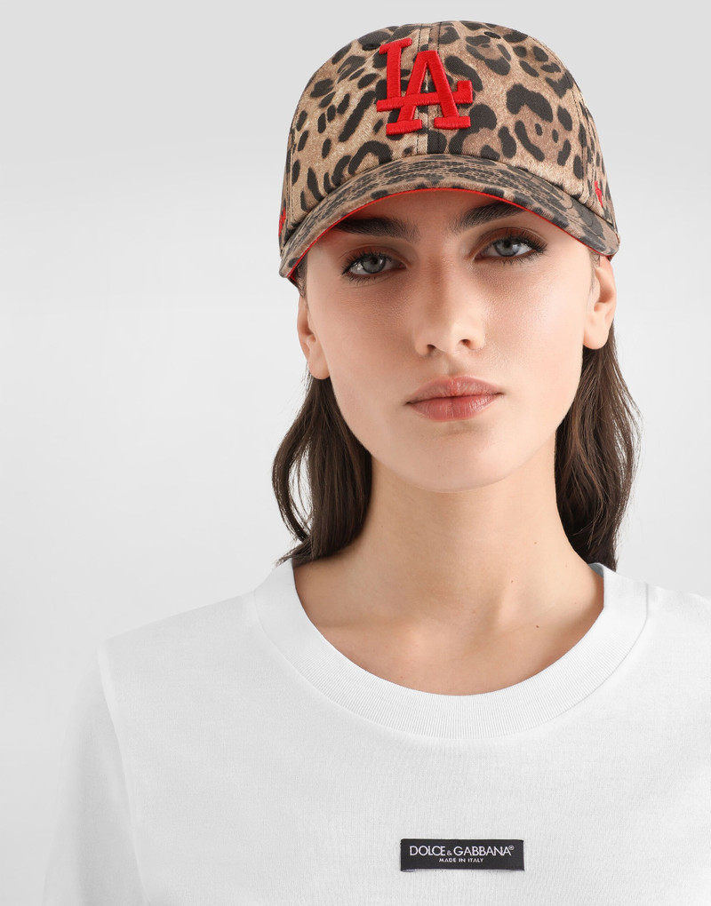 Dolce & Gabbana Dolce&Gabbana X ’47 Los Angeles Dodgers Leo-Print Baseball Cap outlook