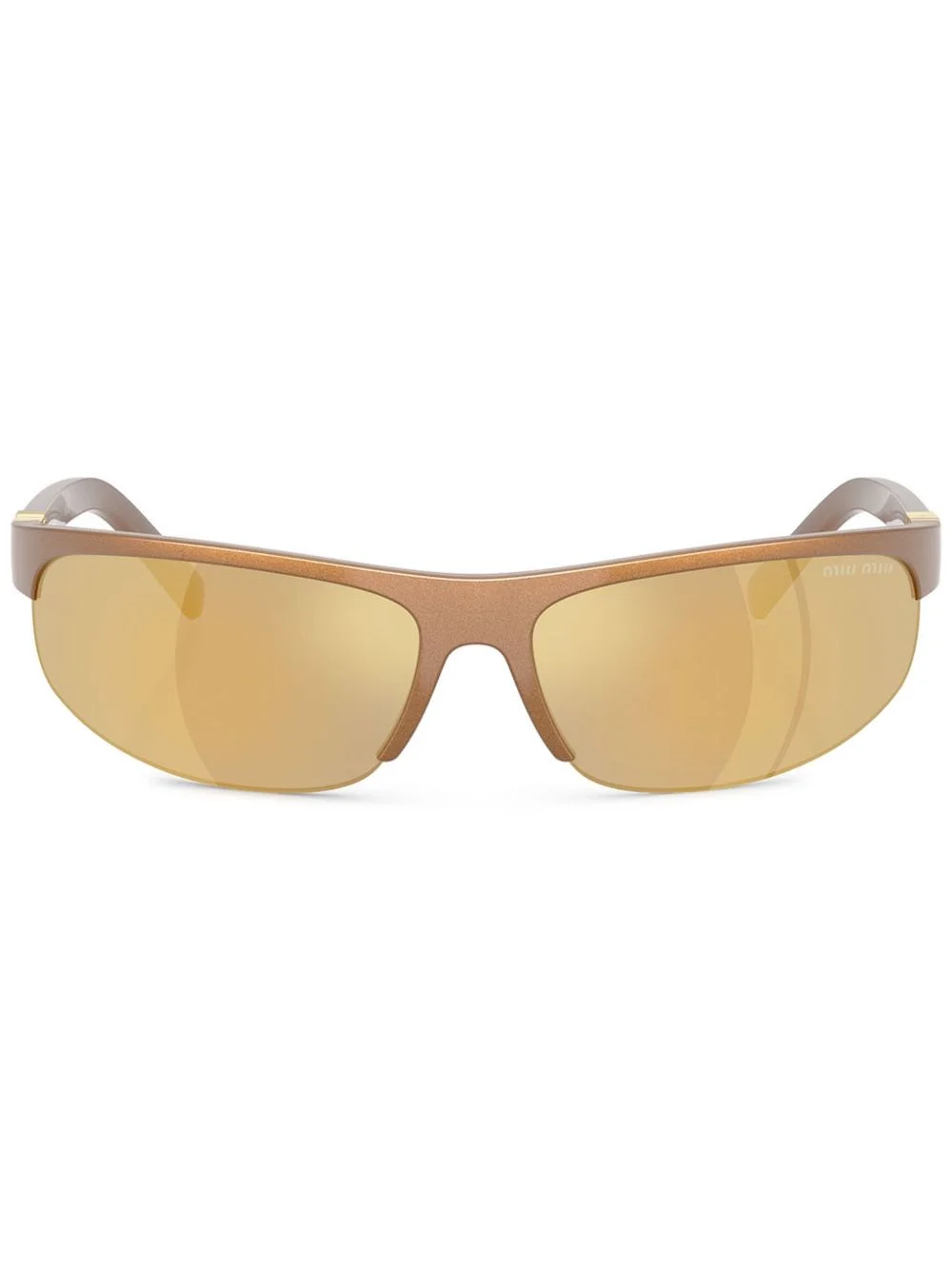 oversize-frame sunglasses - 1