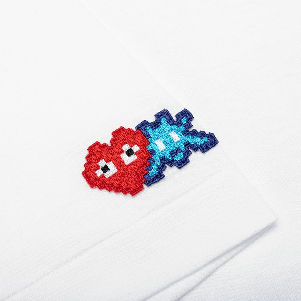COMME DES GARCONS PLAY X THE ARTIST INVADER S/S TEE - WHITE - 3