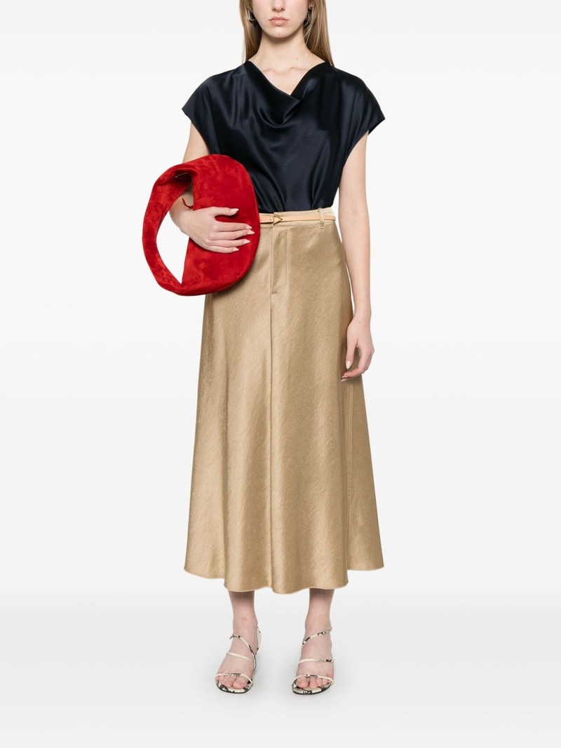 Vince satin midi skirt outlook