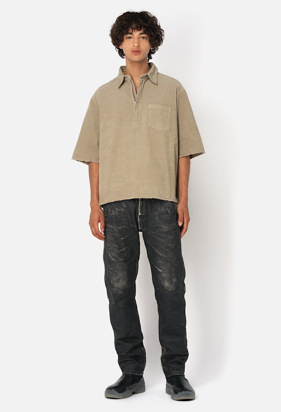 TALLADEGA CORDUROY HALF ZIP - 3