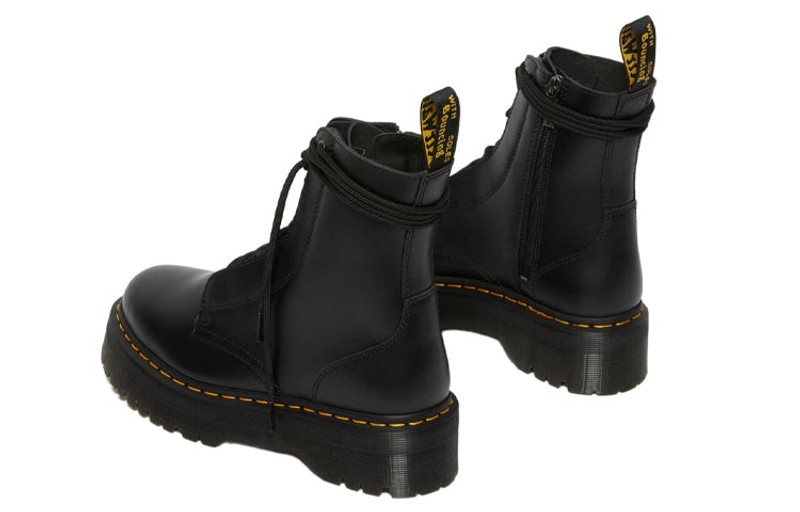 Dr. Martens Dr. Martens Jarrick Smooth Leather Platform Boots 'Black' 27312001 outlook