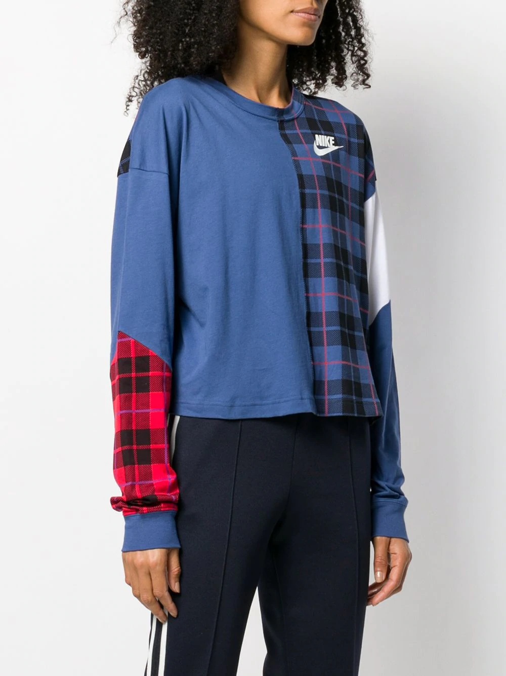 NSW plaid logo sweatshirt - 3