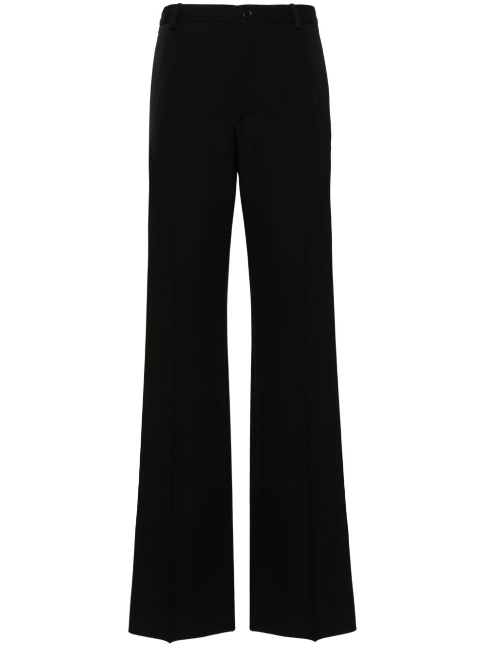 straight-leg tailored wool trousers - 1