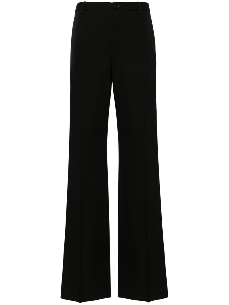 straight-leg tailored wool trousers 1