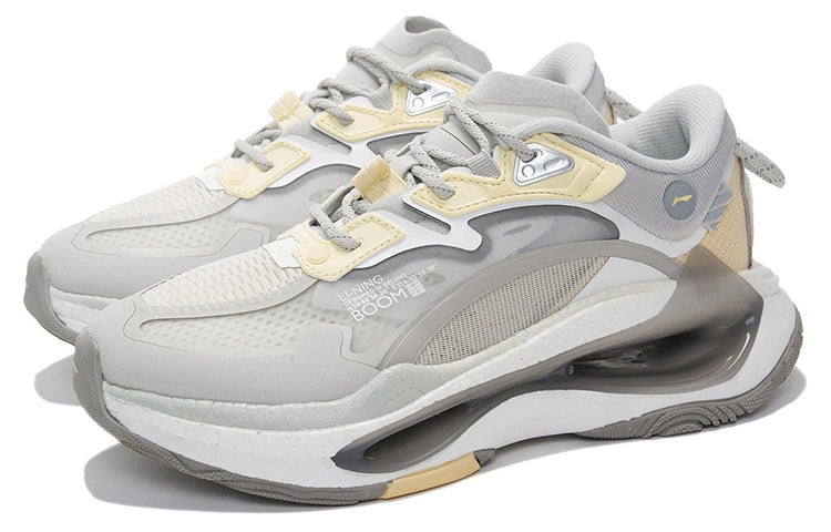 (WMNS) Li-Ning Infinity 'Grey Yellow' AZGS054-2 - 3