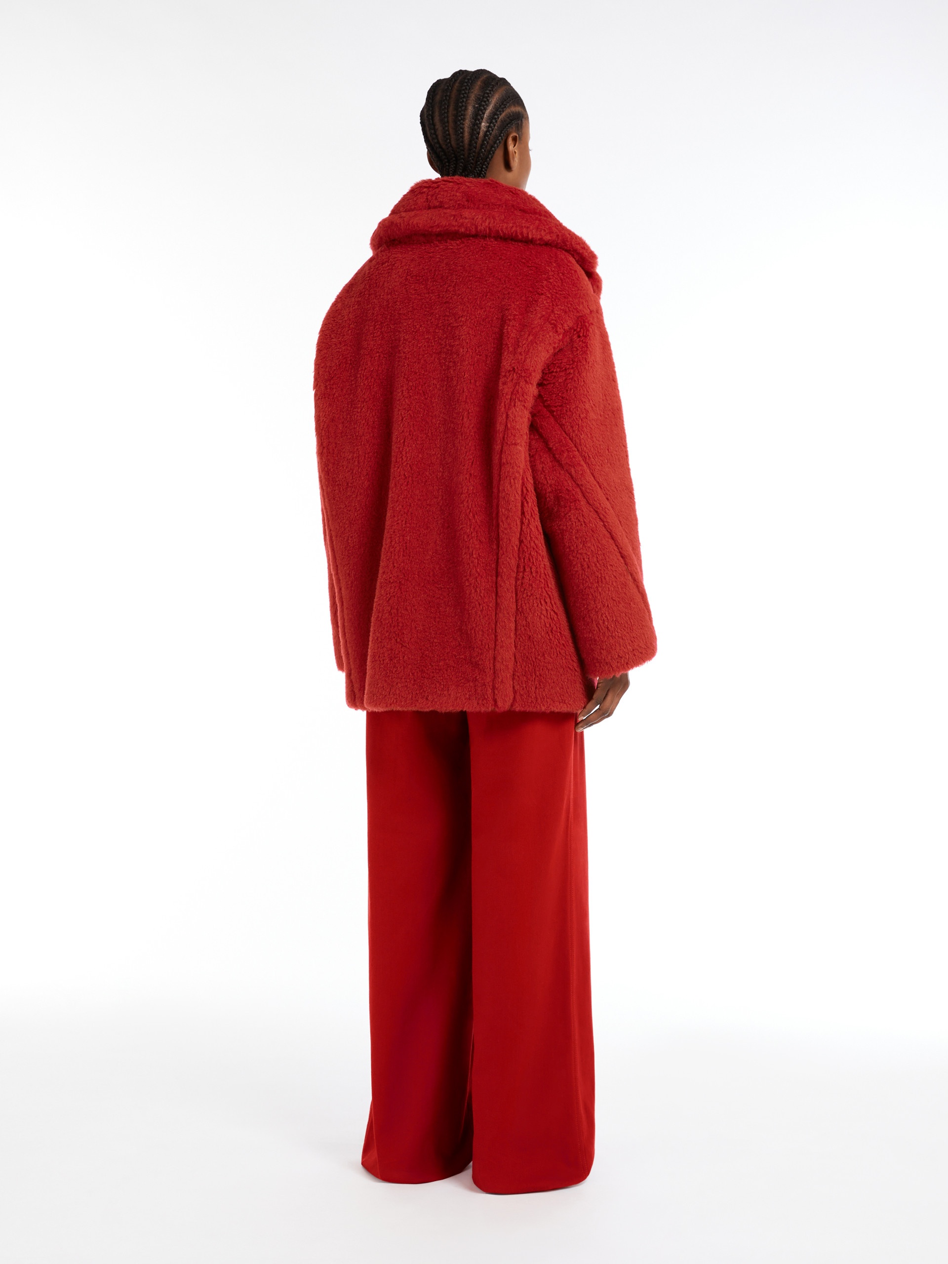 CUBA Short Teddy Bear Icon Coat in alpaca and wool - 4