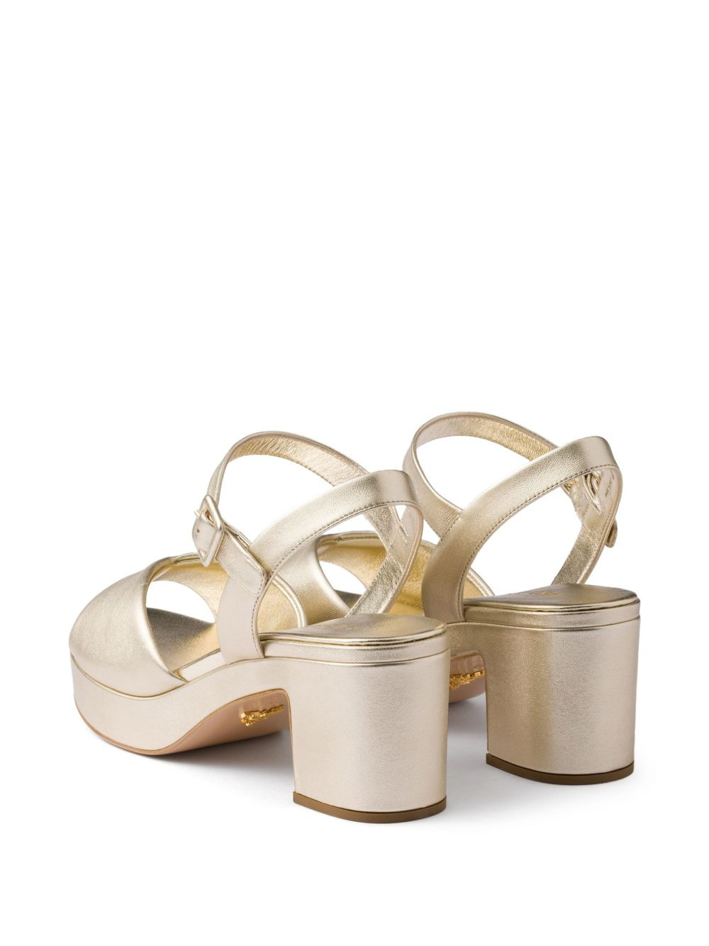 65mm buckle-strap platform sandals - 3