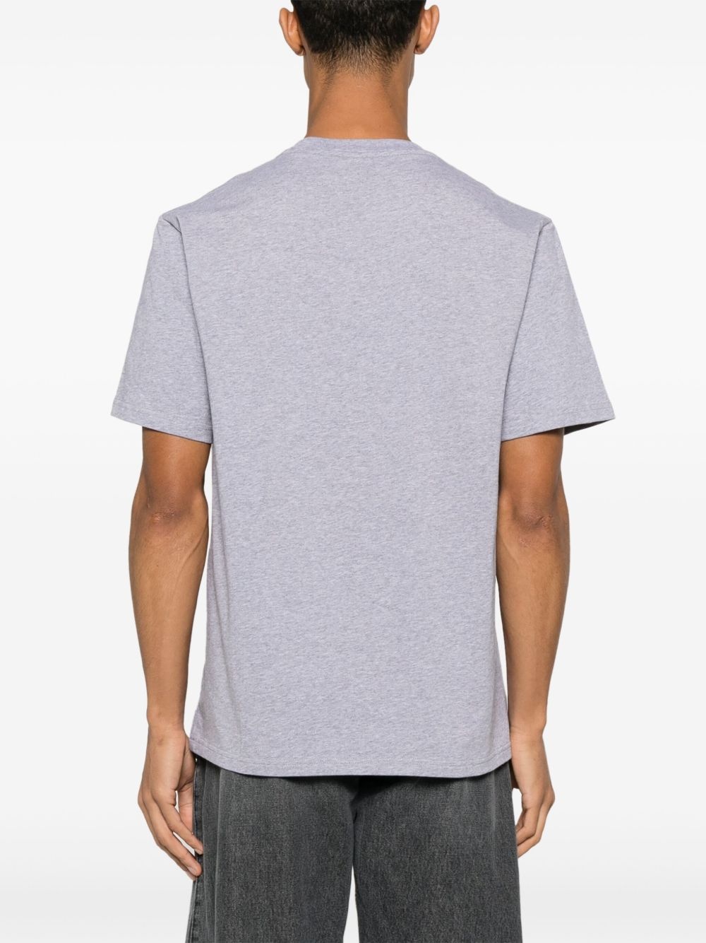 flocked-logo T-shirt - 3