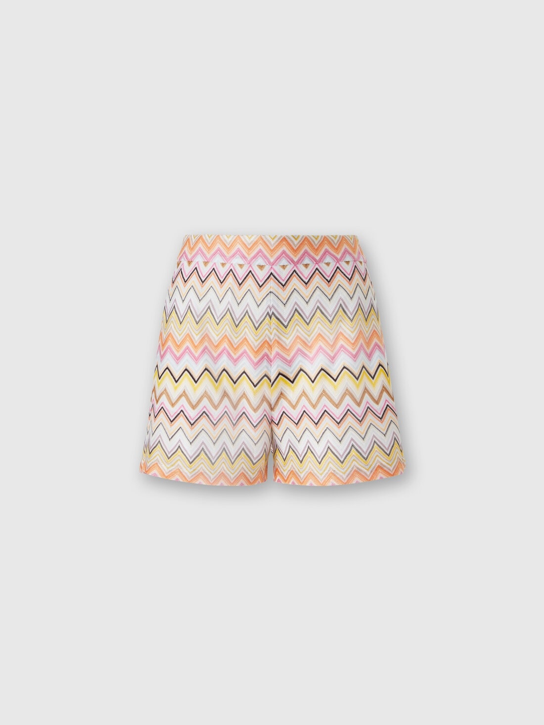 Zig zag viscose shorts - 1