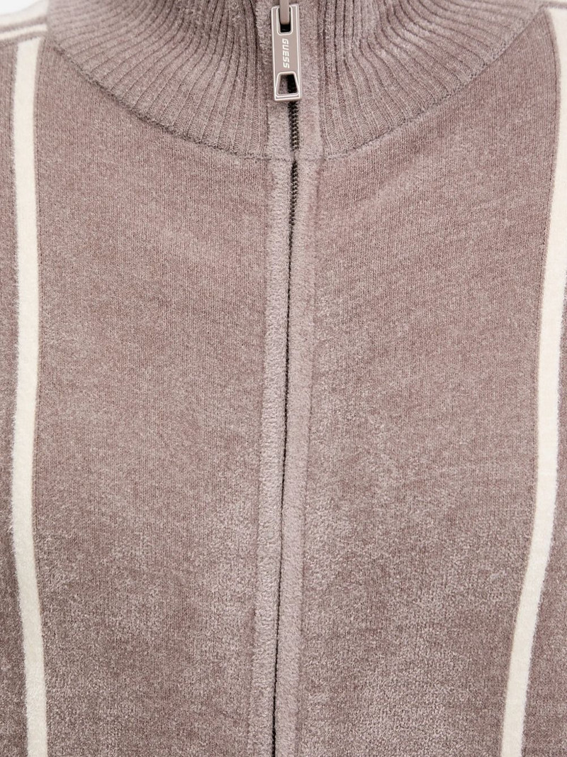 striped zip-up sweatshirt 5