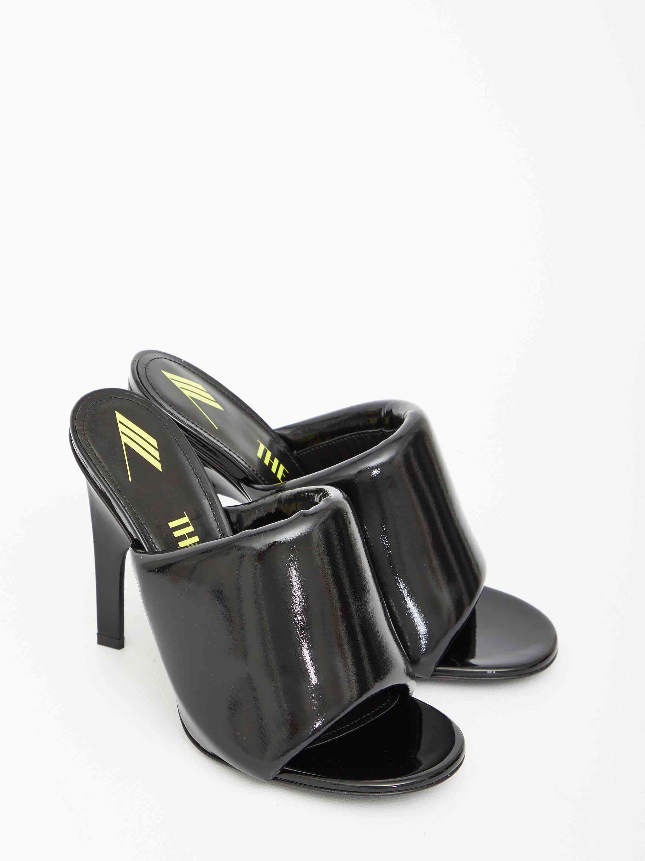 The Attico Women Black Rem Sandals - 5
