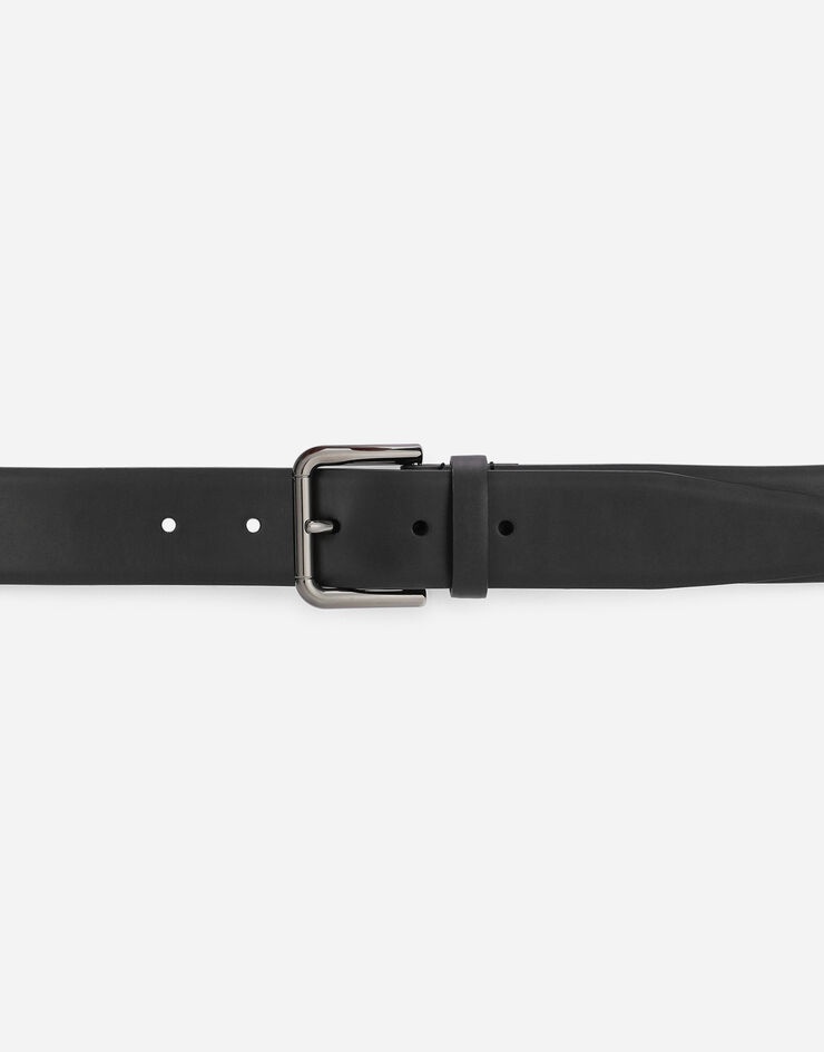 Calfskin belt with DG logo - 3