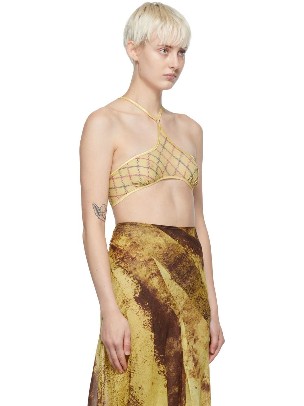 SSENSE Exclusive Yellow Bra - 2