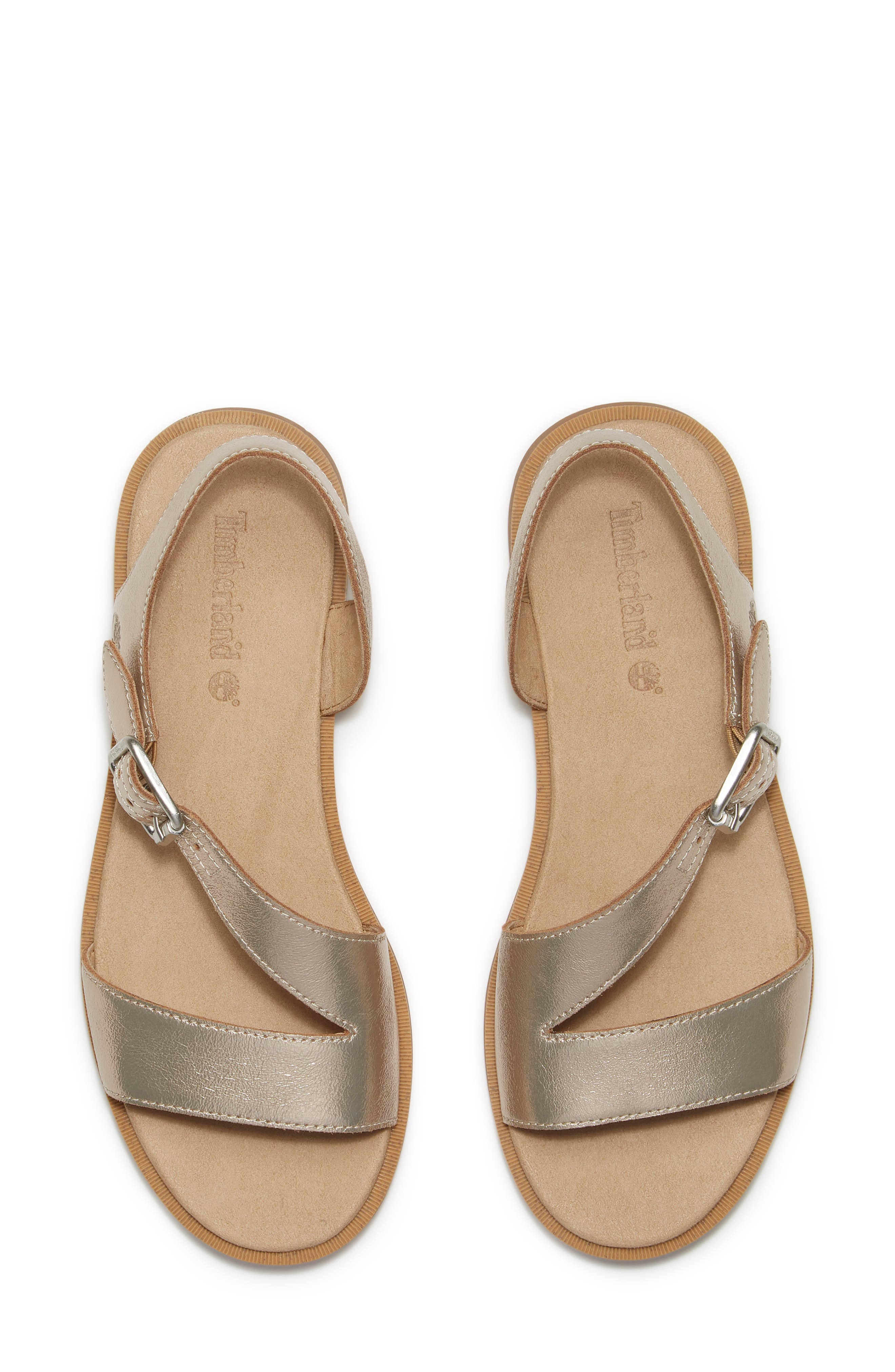 Timberland Calista Bay Sandal in Gold Metallic at Nordstrom - 4
