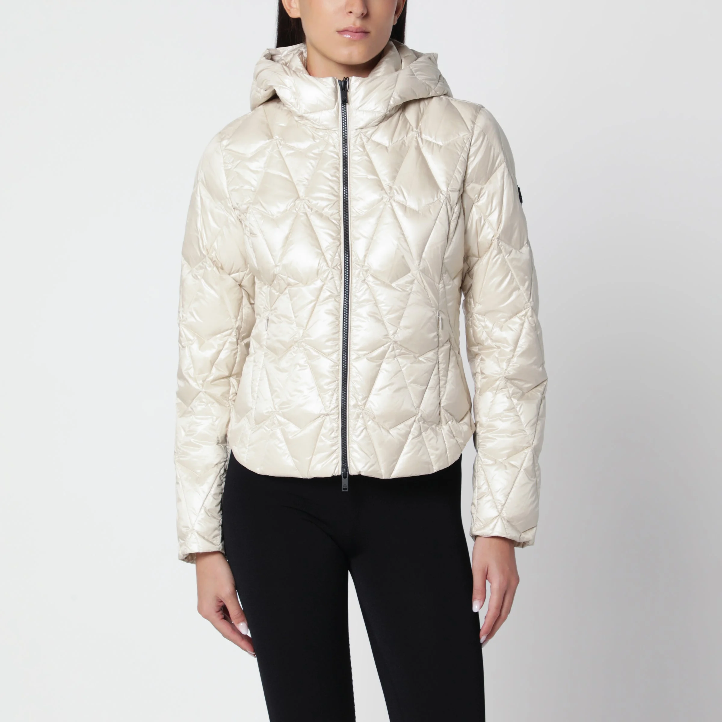 Iceberg alabaster quilted down jacket in recycled nylon - 1