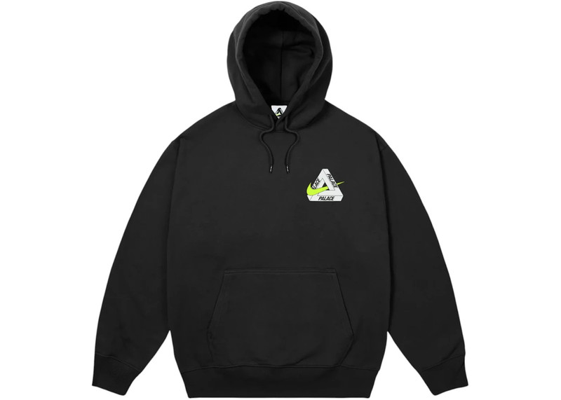 PALACE Palace x Nike Tri Swoosh Hood Black outlook