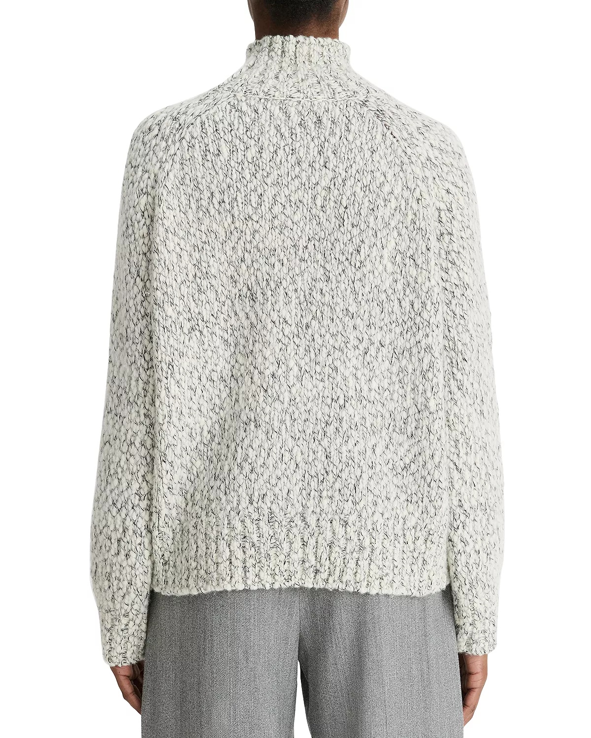 Tonal Marl Textured Sweater - 3
