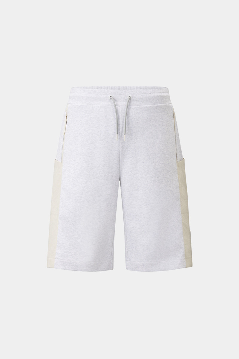 Leif sweatshorts in Light gray/sand 1