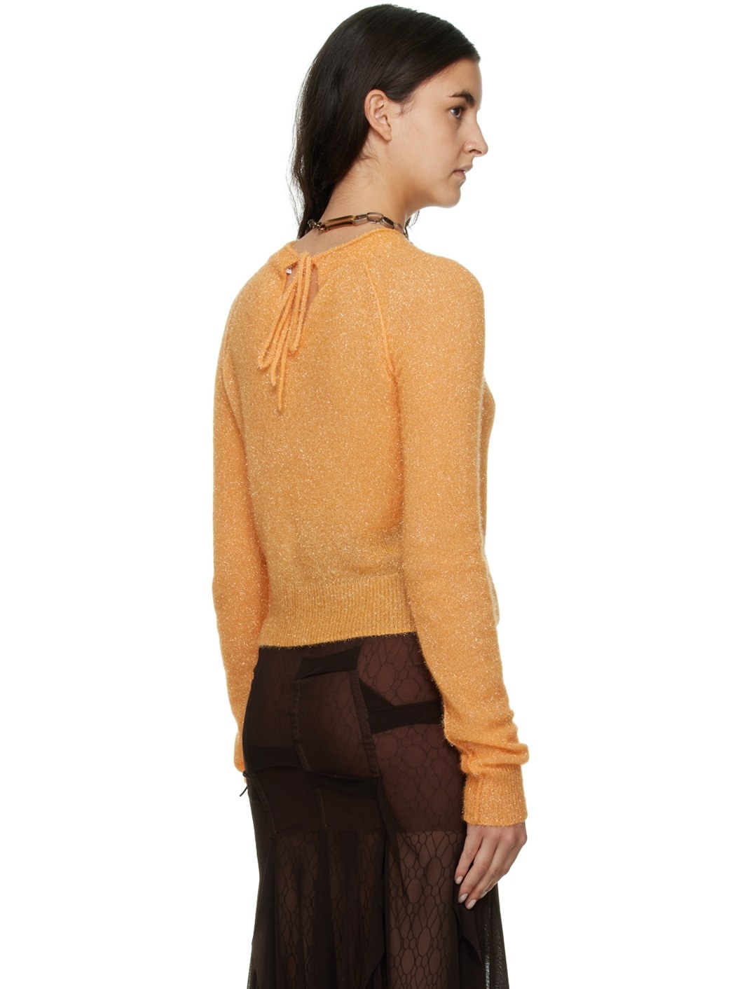 Orange Crewneck Sweater - 3