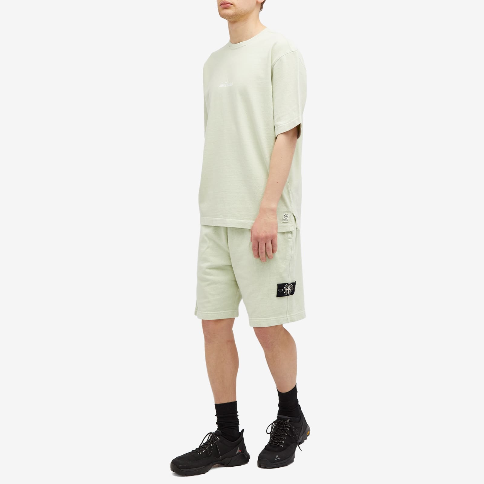 Stone Island Closed Loop Tinto Terra Sweat Shorts - 4