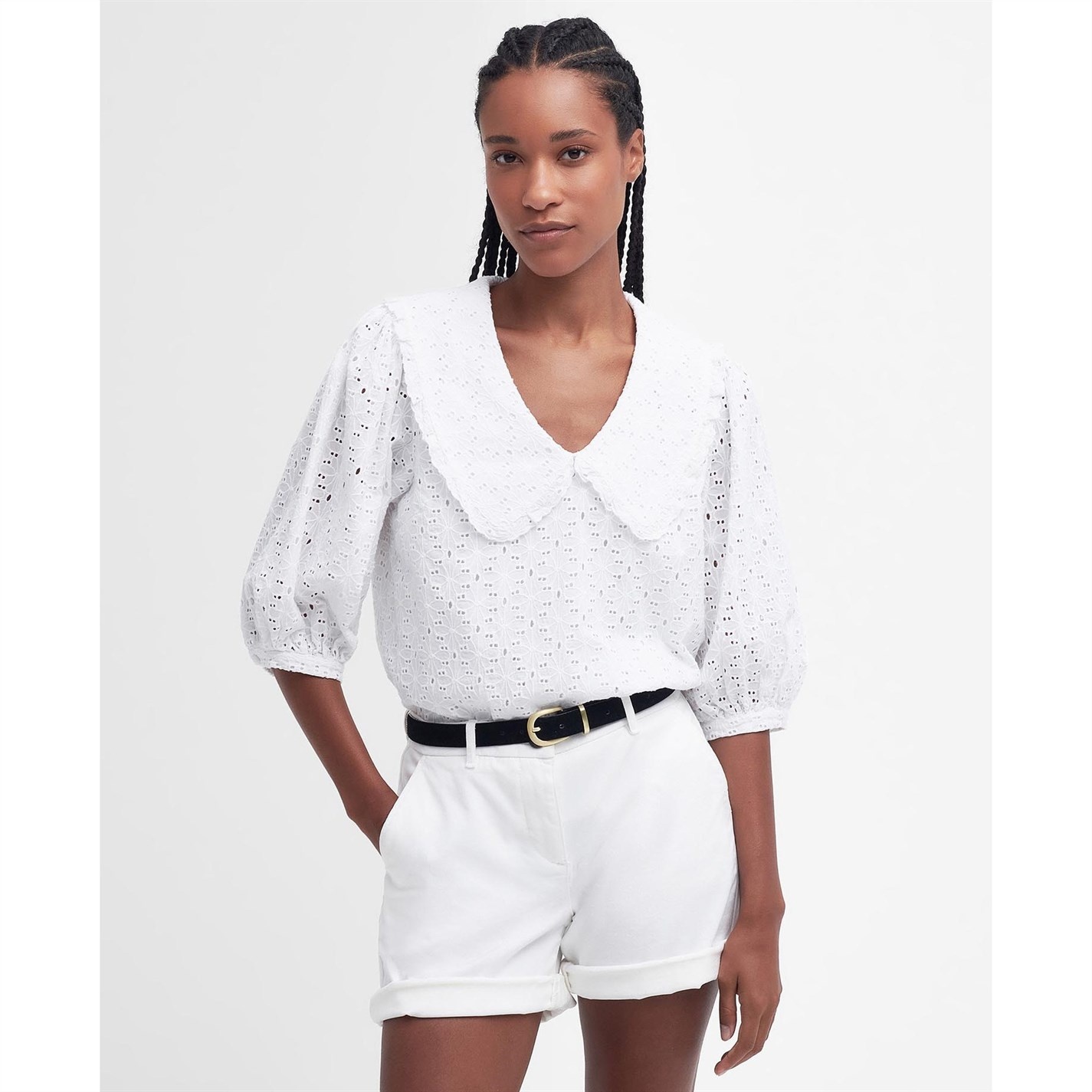 KELLEY BRODERIE ANGLAISE BLOUSE - 2