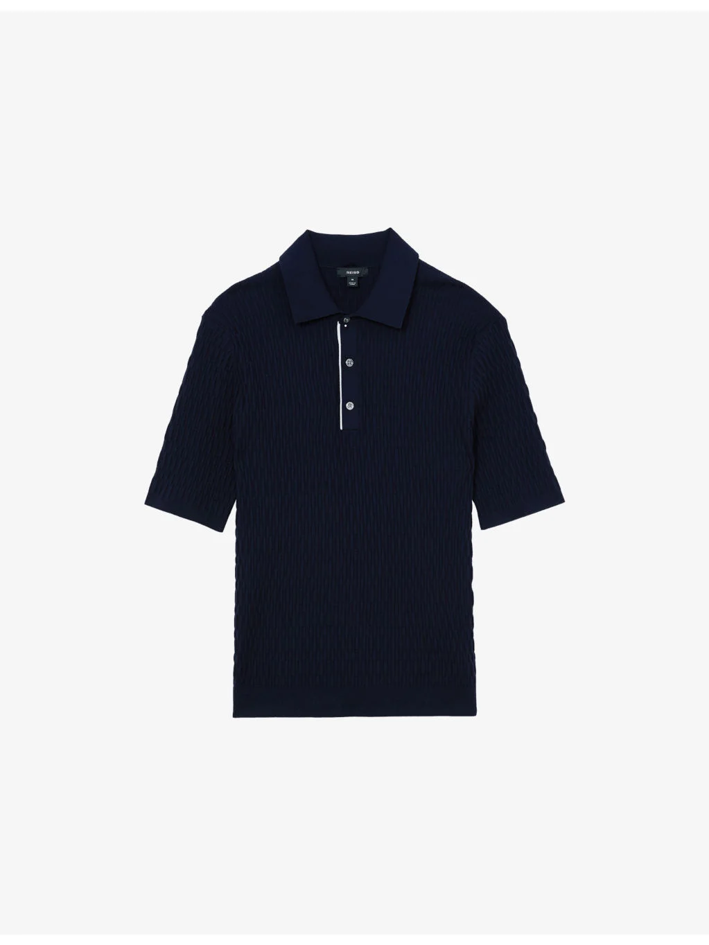 Era Short-Sleeve Textured-Knit Polo - 1
