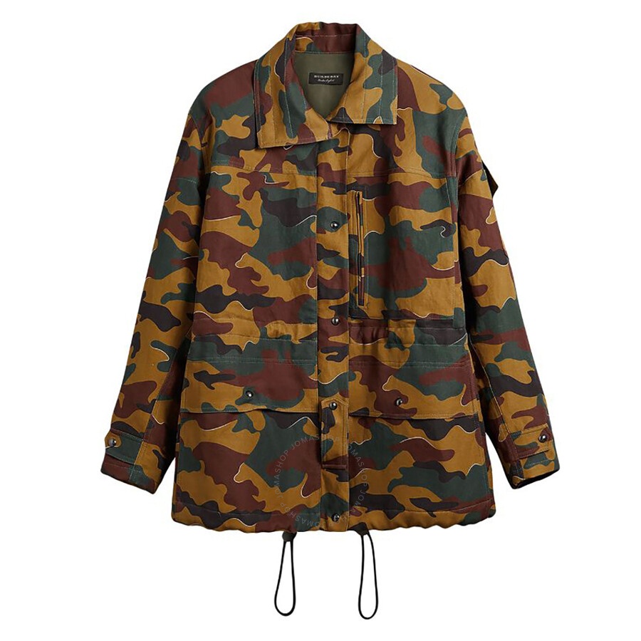 Burberry Ladies Boyfriend Fit Camouflage Print Jacket - 4