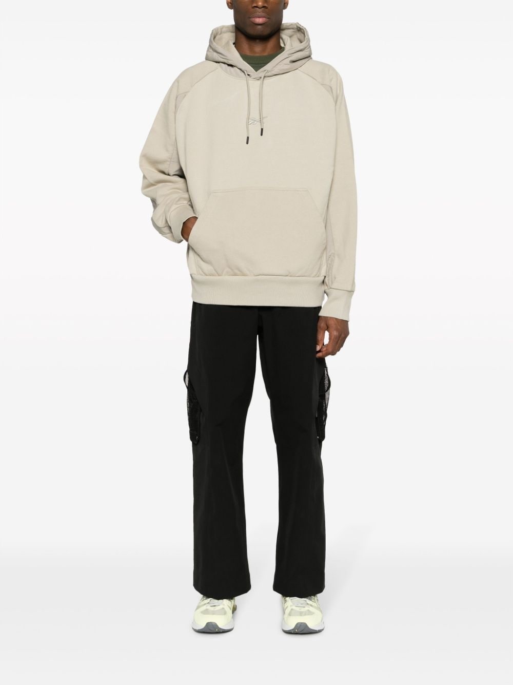 logo-embroidered hoodie - 3
