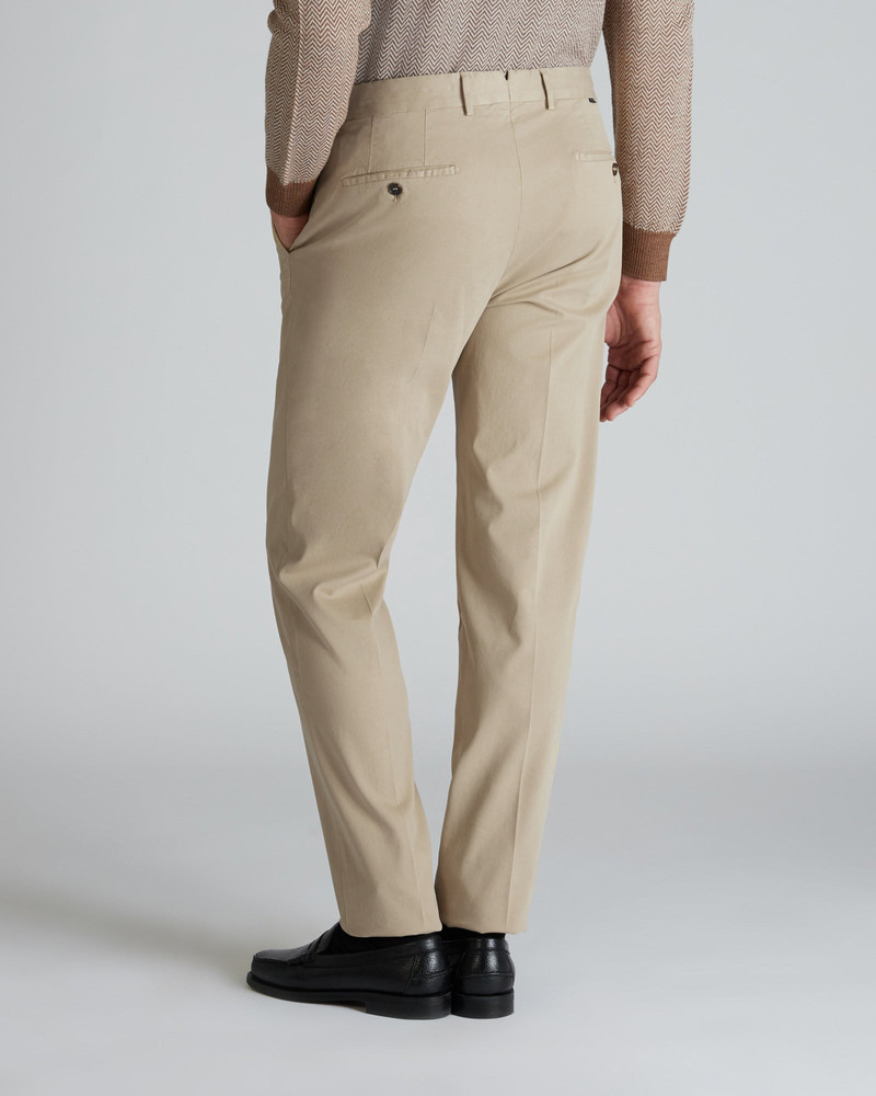Tapered-fit cotton and lyocell trousers 3