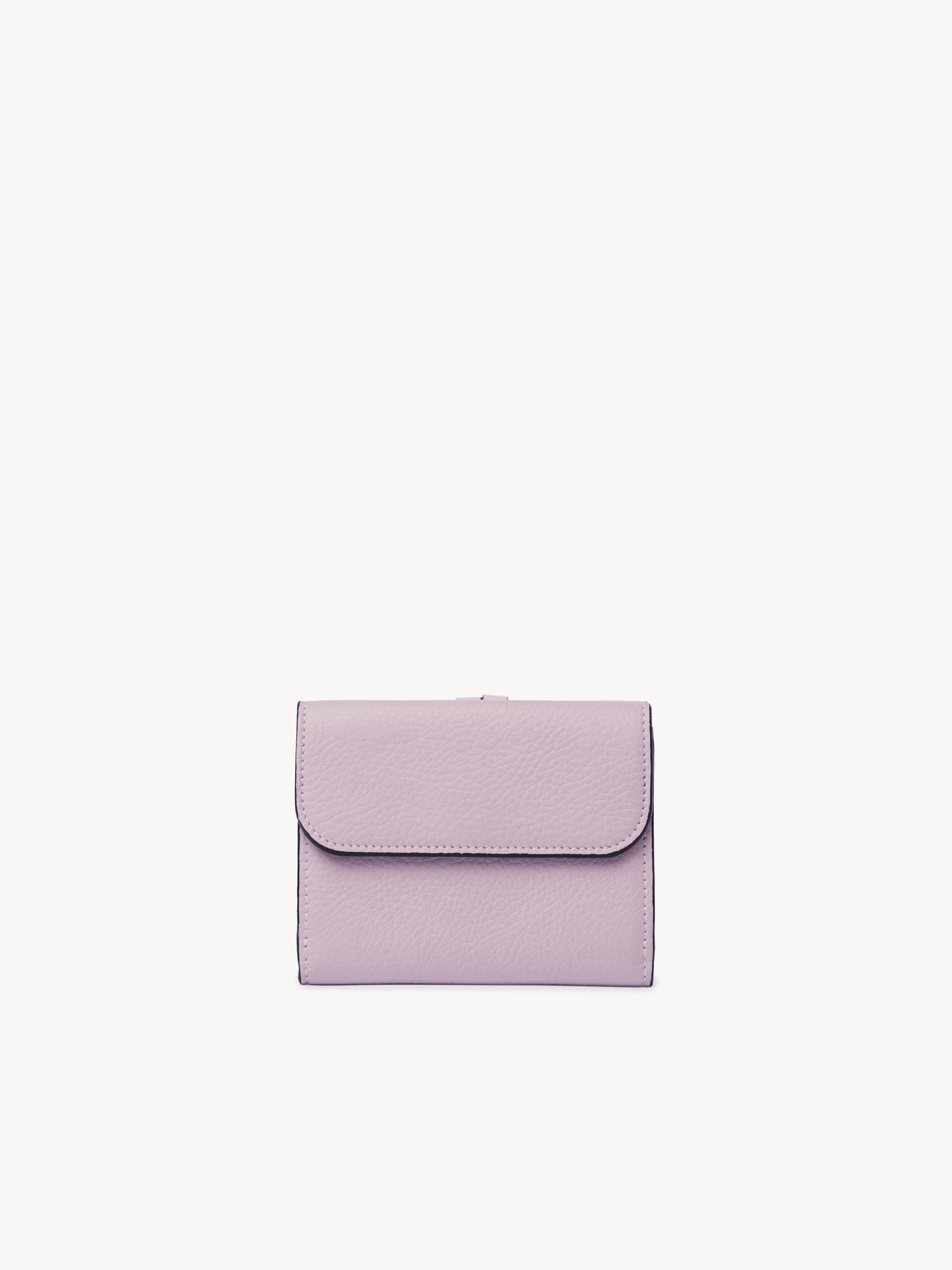 SMALL ALPHABET TRI-FOLD IN GRAINED LEATHER - 3