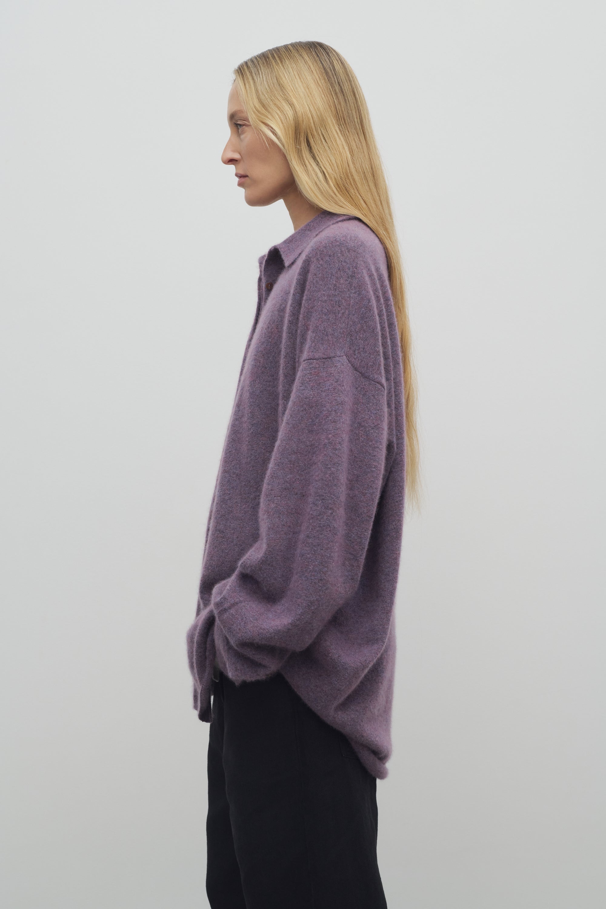 Janak Top in Silk, Cashmere, and Cotton - 4