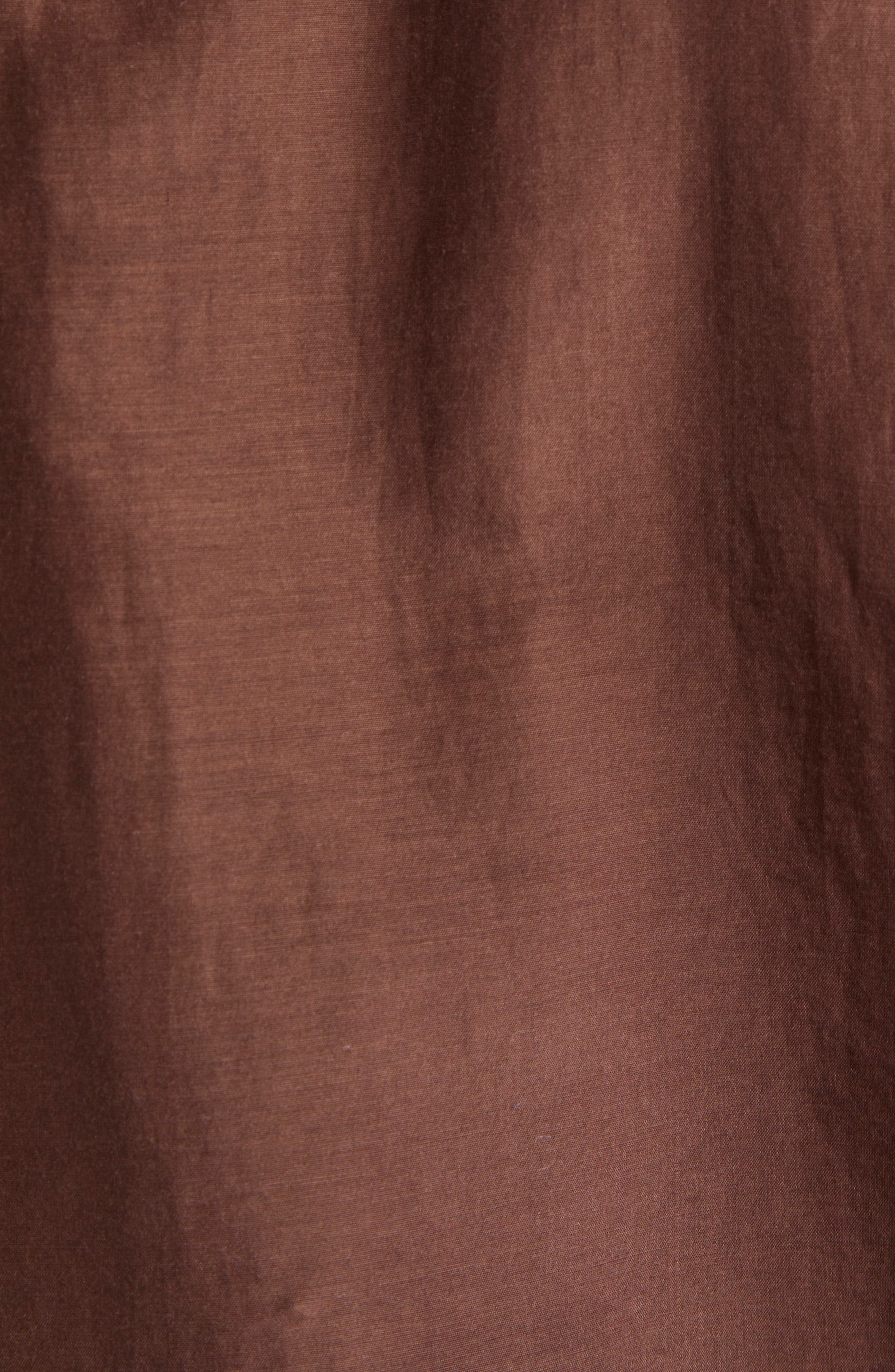 Heartwood Long Sleeve Cotton & Silk Camp Shirt - 6