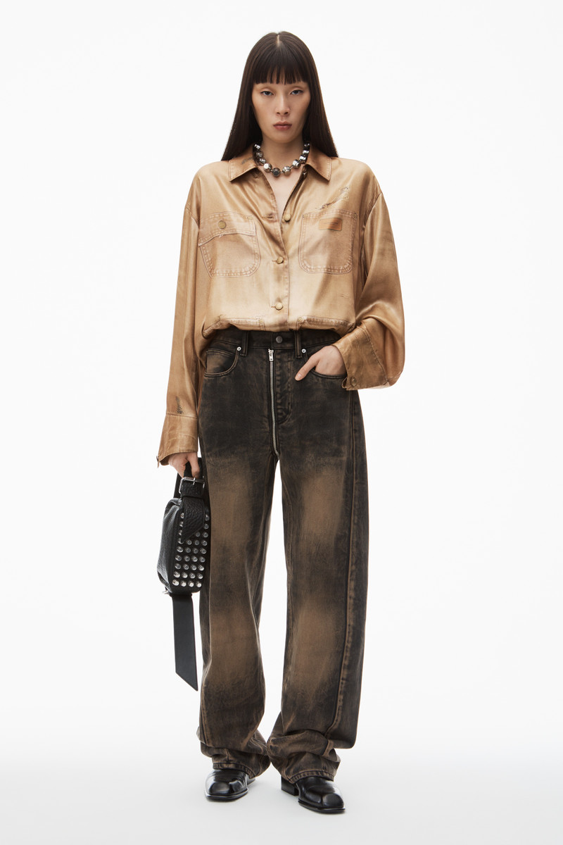 Alexander Wang low-rise balloon jean outlook