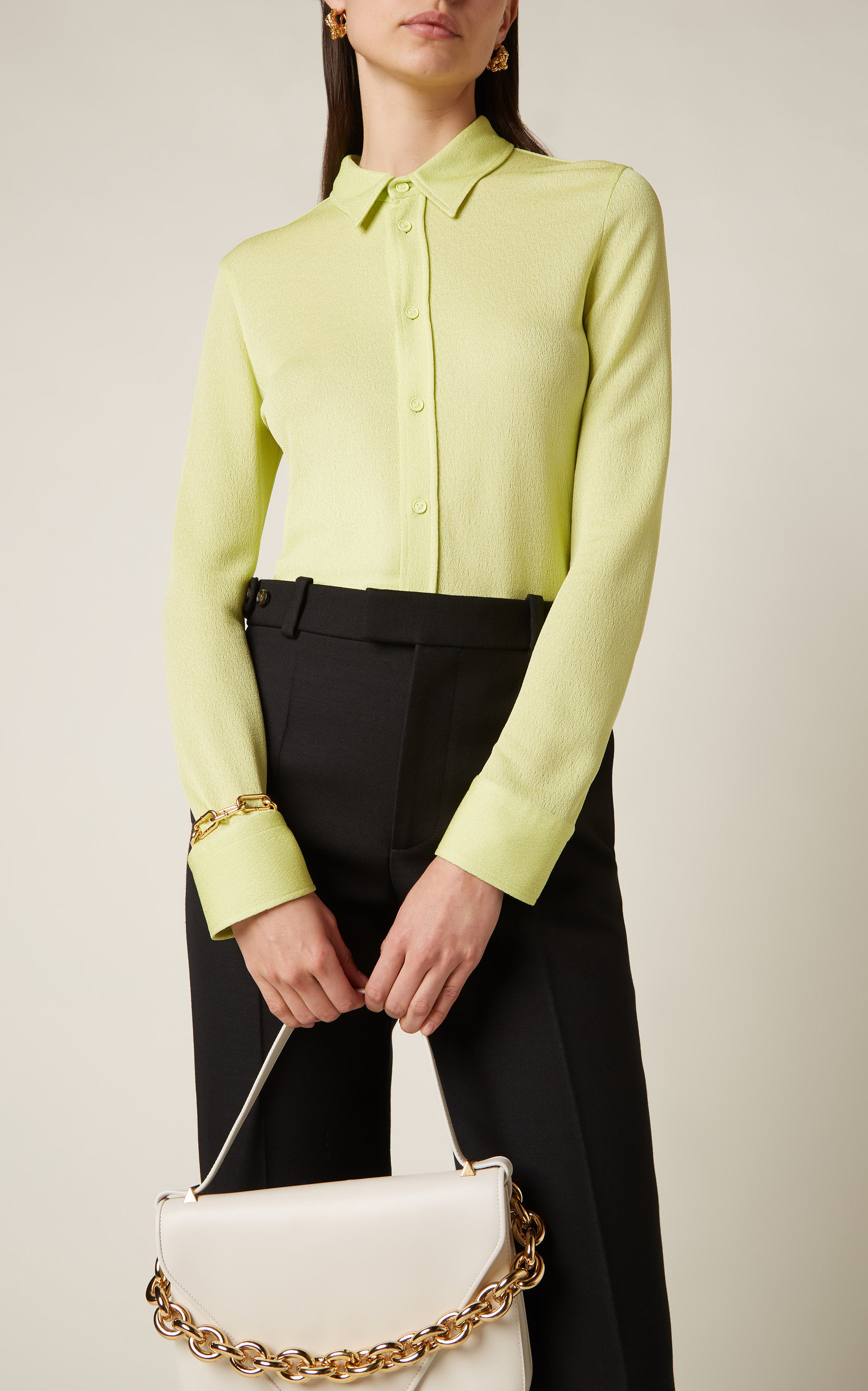 Collared Jersey Sable Shirt green - 2