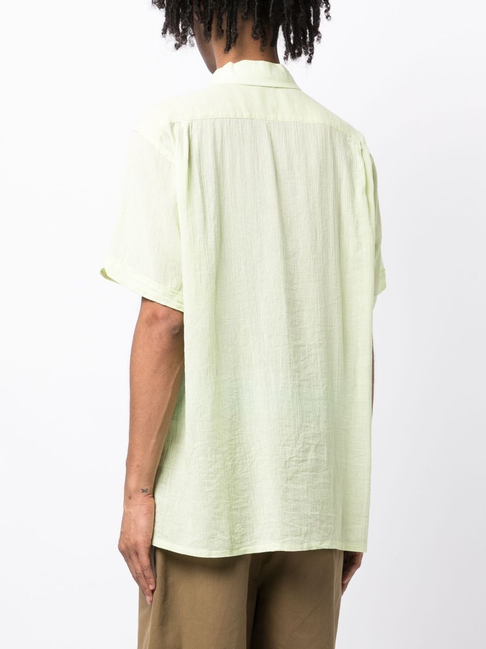 Camp patch-pocket cotton shirt - 4