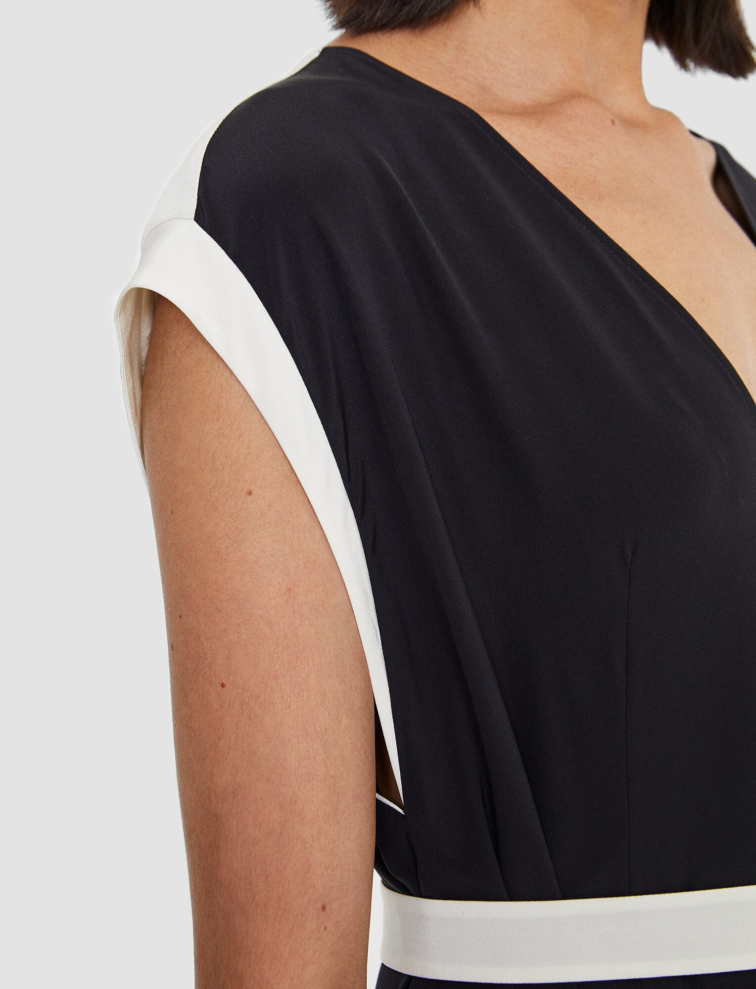 Silk Graphic Crepe de Chine Goodman Dress - 5