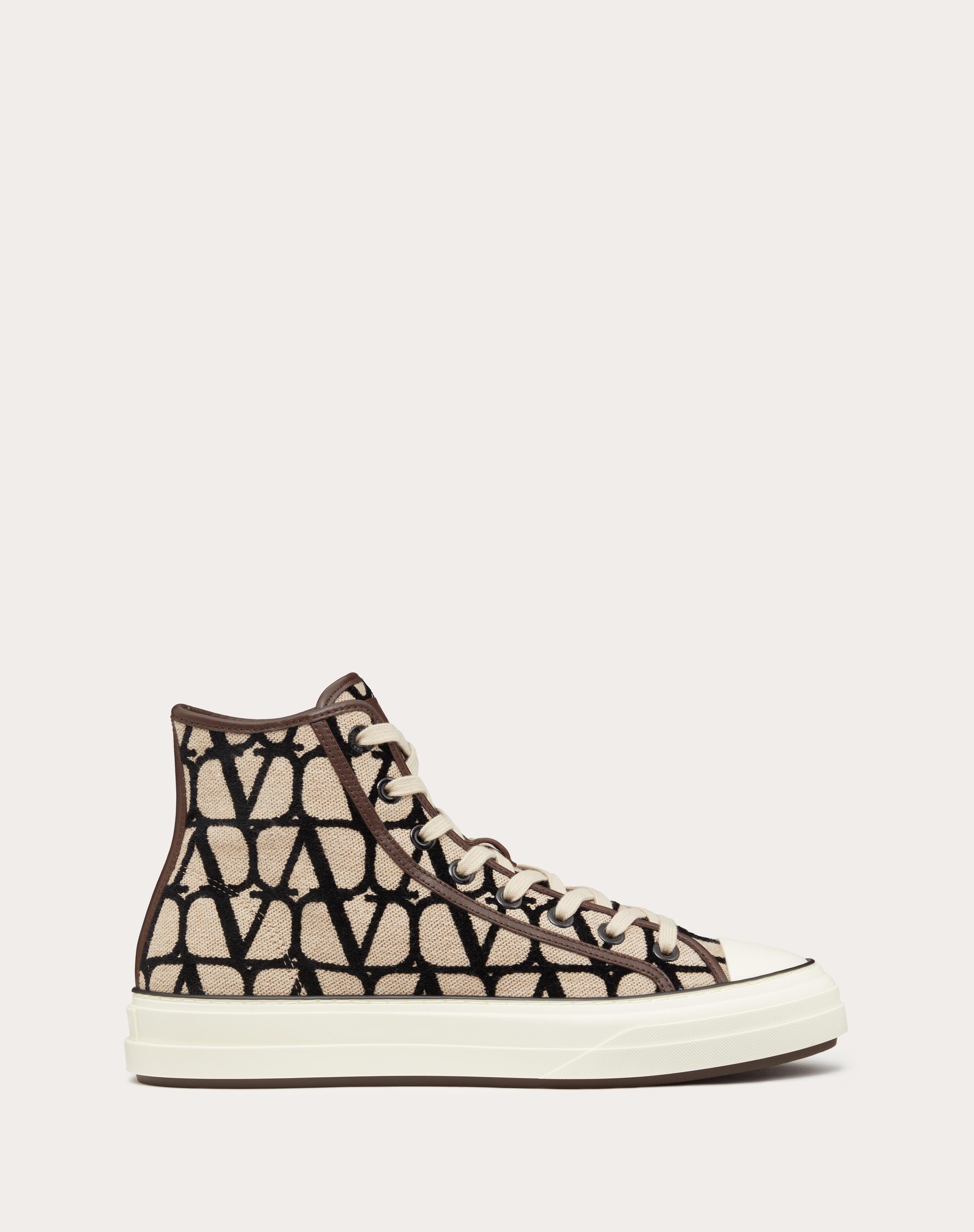 Valentino TOILE ICONOGRAPHE TOTALOOP HIGH TOP SNEAKER REVERSIBLE