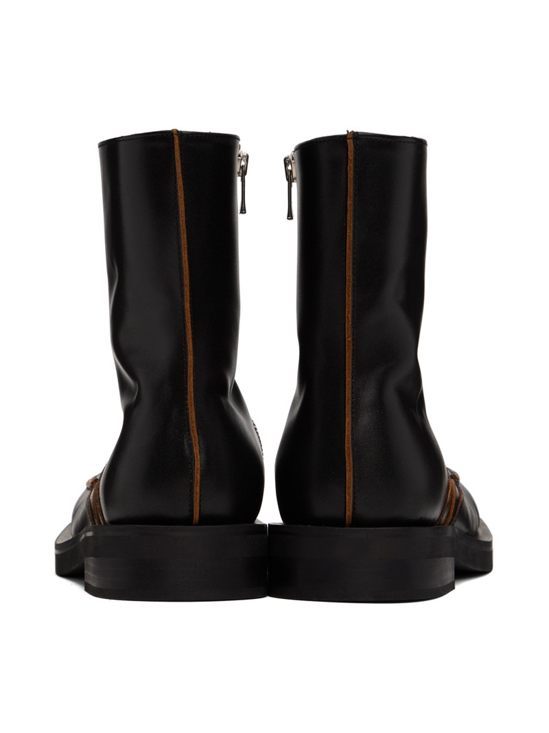 Black Dayne Zip-Up Boots 2