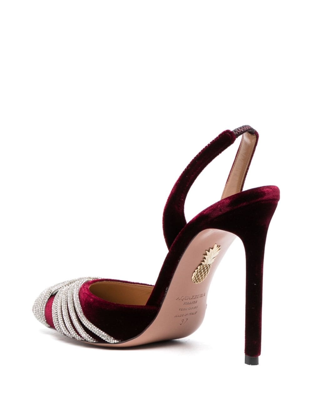 Gatsby 105mm crystal-strap pumps - 3
