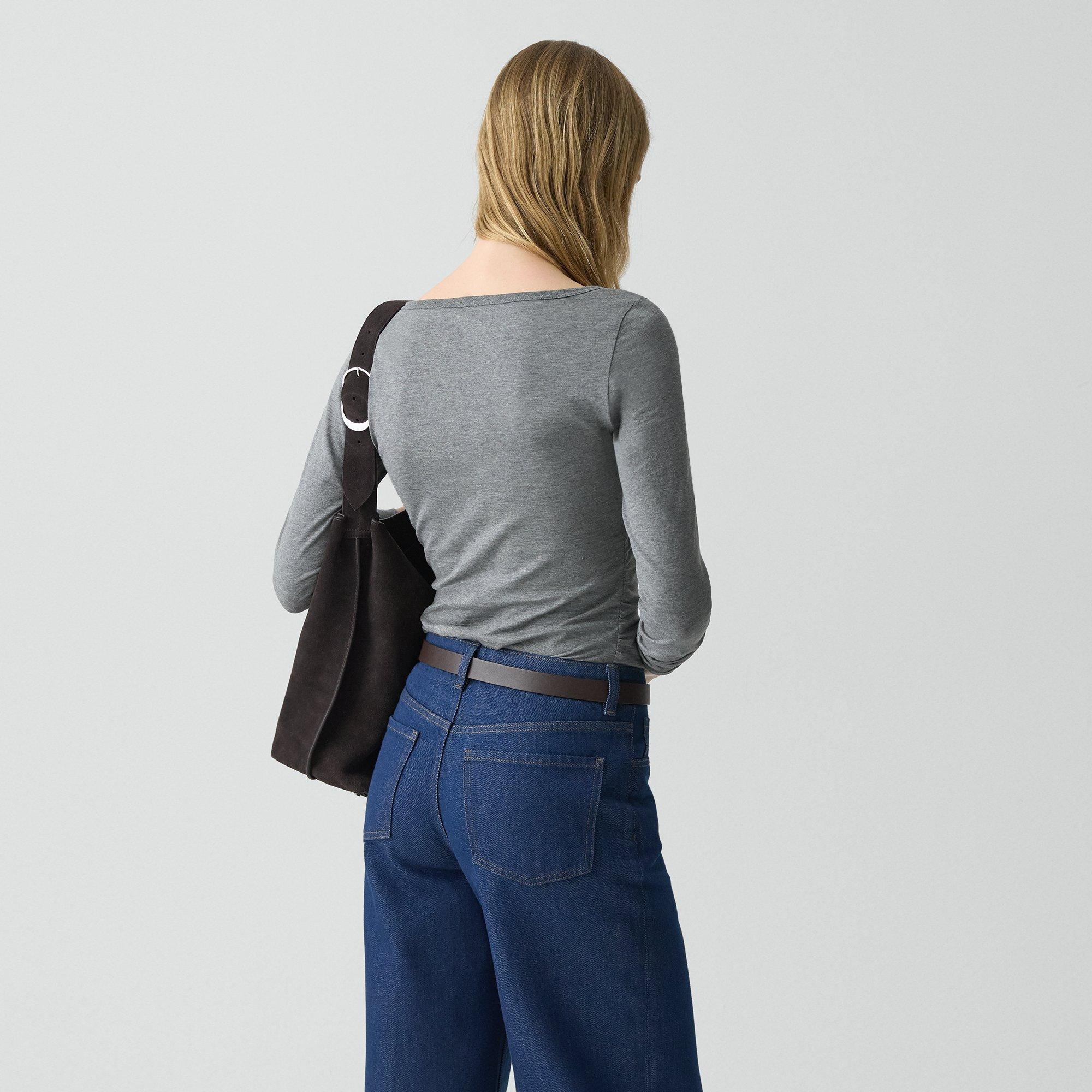 Square Neck Tee in Certified Organic Cotton - 4