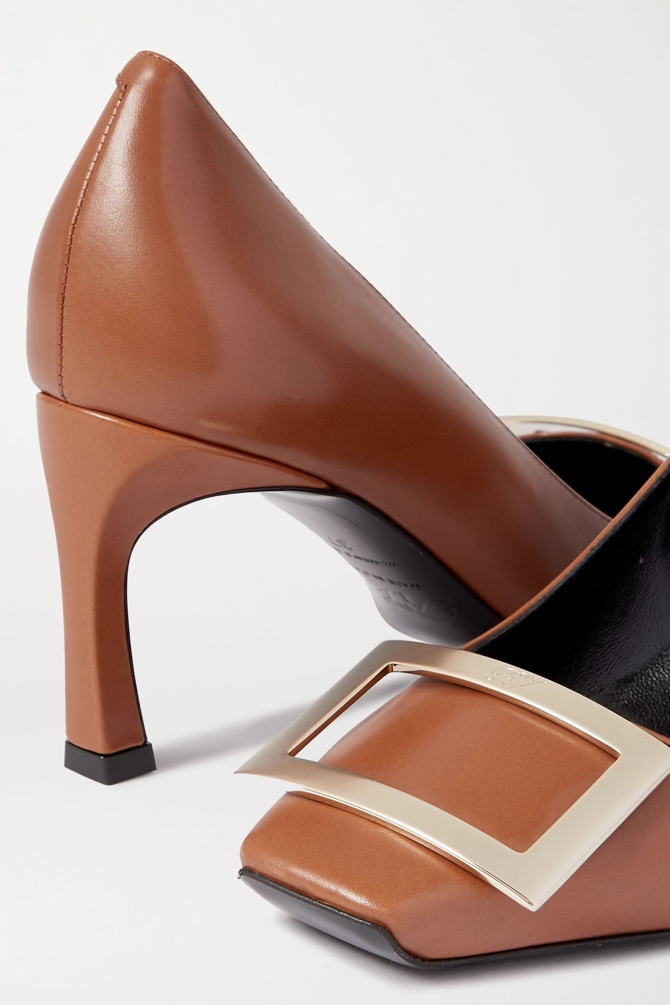 Belle Vivier Trompette leather pumps - 5